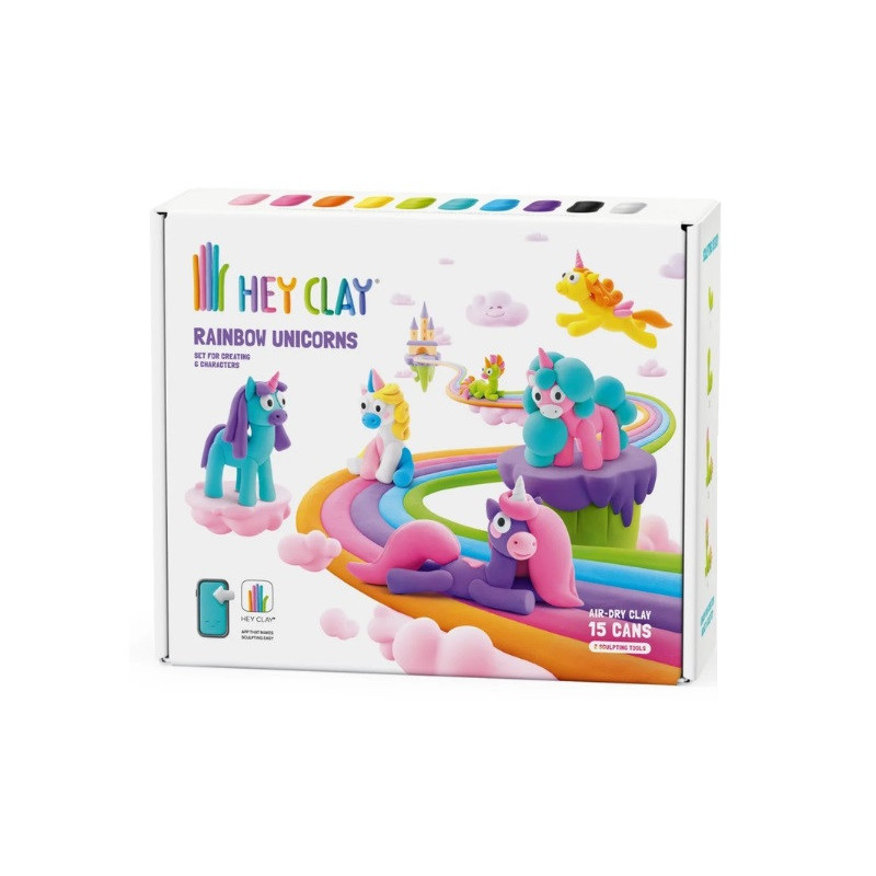 TMT HeyClay zest jednorożce 15pak HCL15028 44462