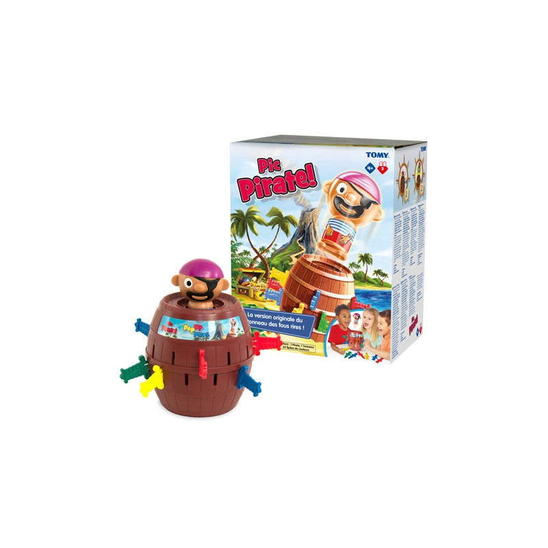 TOMY GRA Beczka z wyskakującym piratem T7028 /4