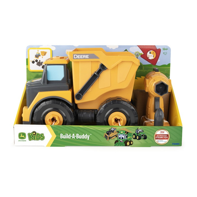TOMY John Deere zbuduj wywrotka+wiertarka 47508
