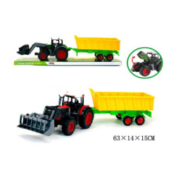 Traktor z łyżką + przyczepa G205757 71860