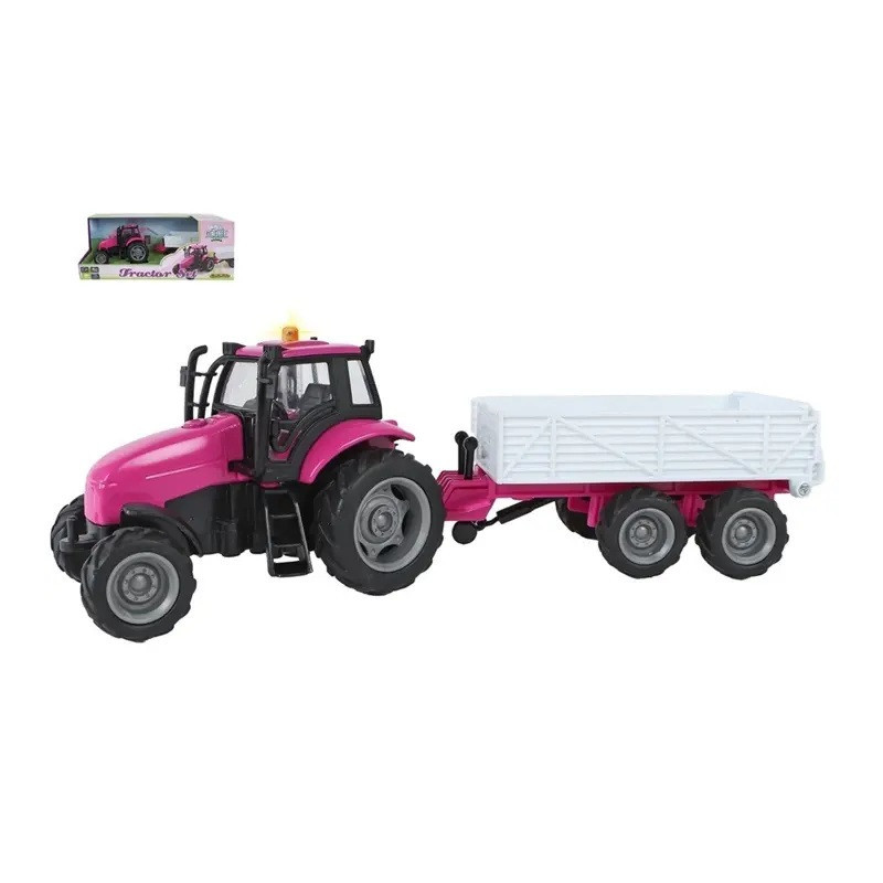 Traktor z przyczepą 25cm św/dźw 510791 87843