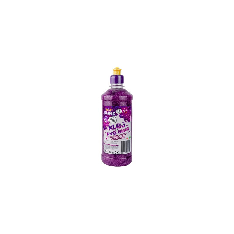 TUBAN klej PVA brokat 500ml fioletowy TU3431 34313