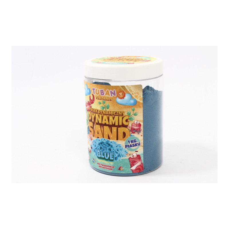 TUBAN piasek dynamiczny 1kg niebieski TU3554 35549