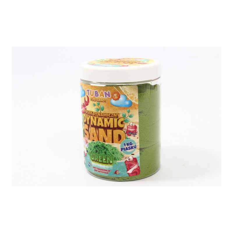 TUBAN piasek dynamiczny 1kg zielony TU3555 35556