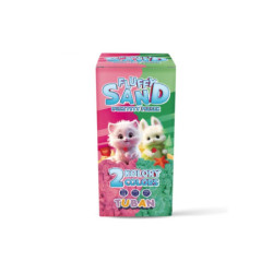 TUBAN piasek Fluffy róż/ziel 2x70g TU3789 37895