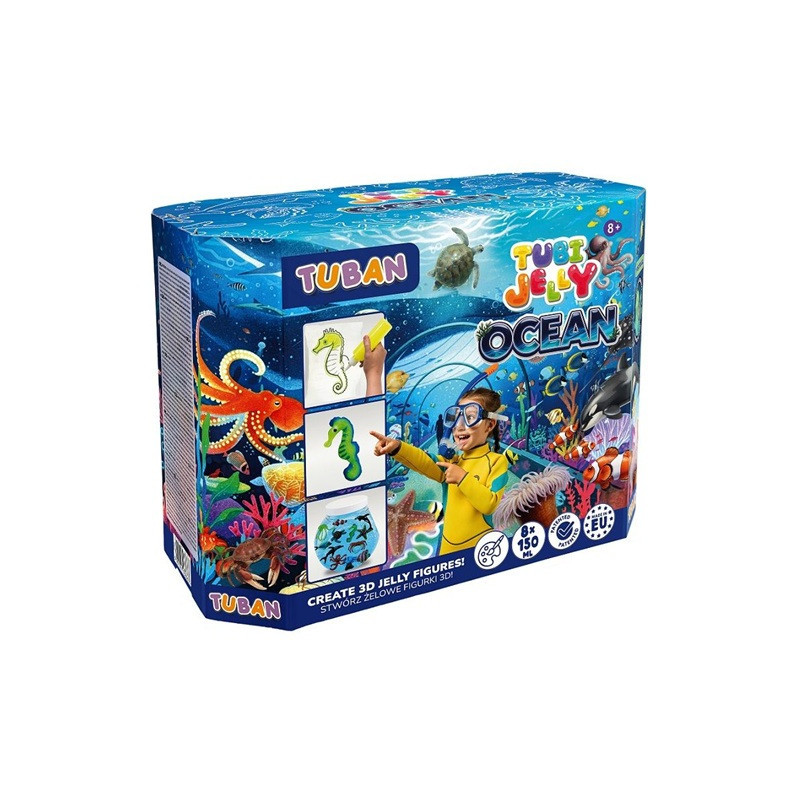 TUBAN zest.Tubi Jelly Ocean 8kol duże akw.TU3866