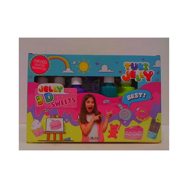 TUBAN zestaw Tubi Jelly 6kol Słodycze TU3323 33231