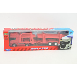 WELLY 1:64 truck Scania R730 trans 68023 80237