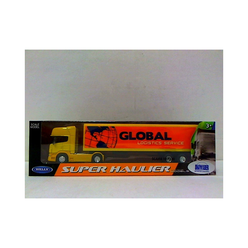 WELLY 1:64 truck Scania V8 R730 58021 80216