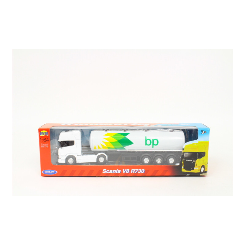 WELLY 1:64 truck Scania V8 R730 Oil 58016 80162
