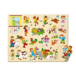 WOODYLAND Duże puzzle drewn.z uchw.91912 19123