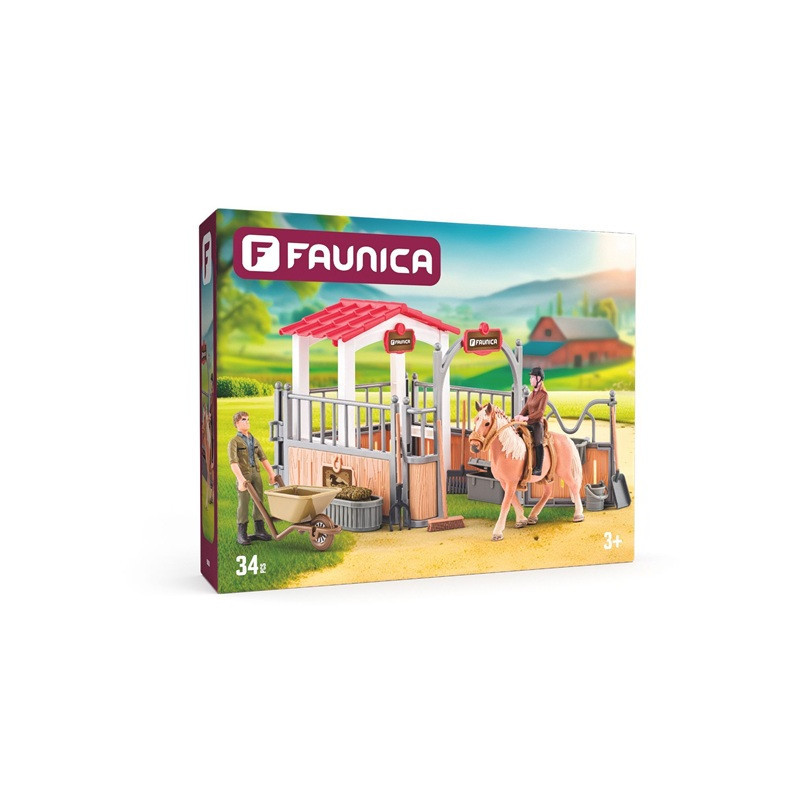 WOODYLAND FAUNICA Mała stajnia koń+akc.96038 60385