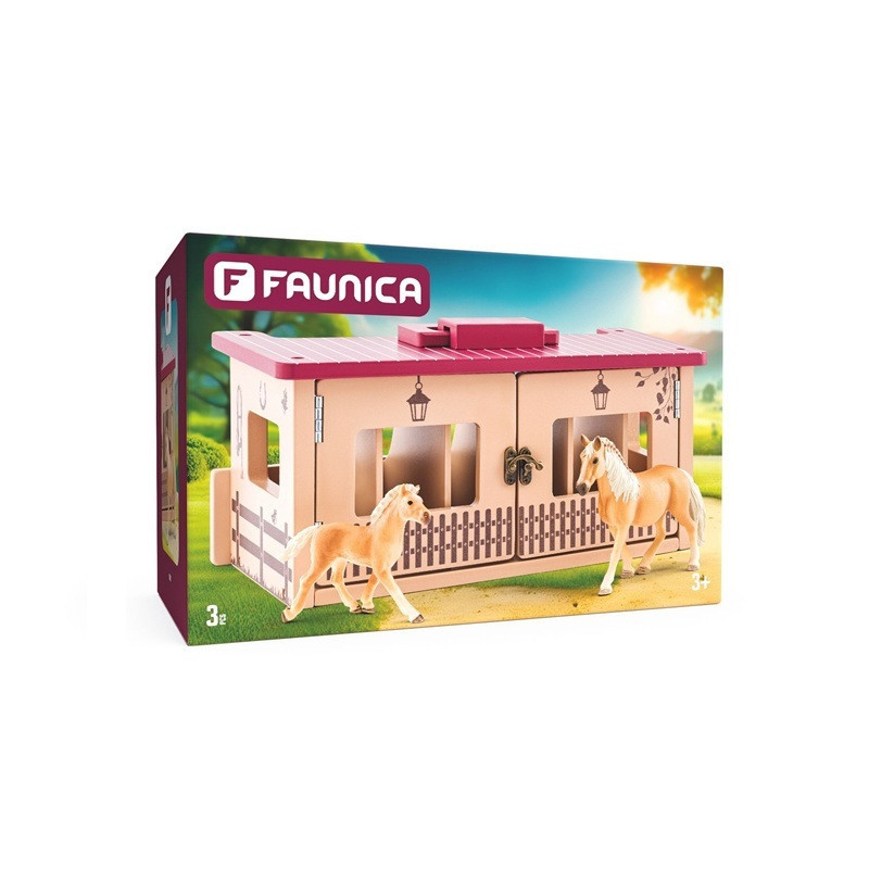 WOODYLAND FAUNICA Stajnia+dwa konie 96042 60422