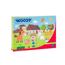 WOODYLAND Pud.z magnet.kształt.Farma 92150 21508