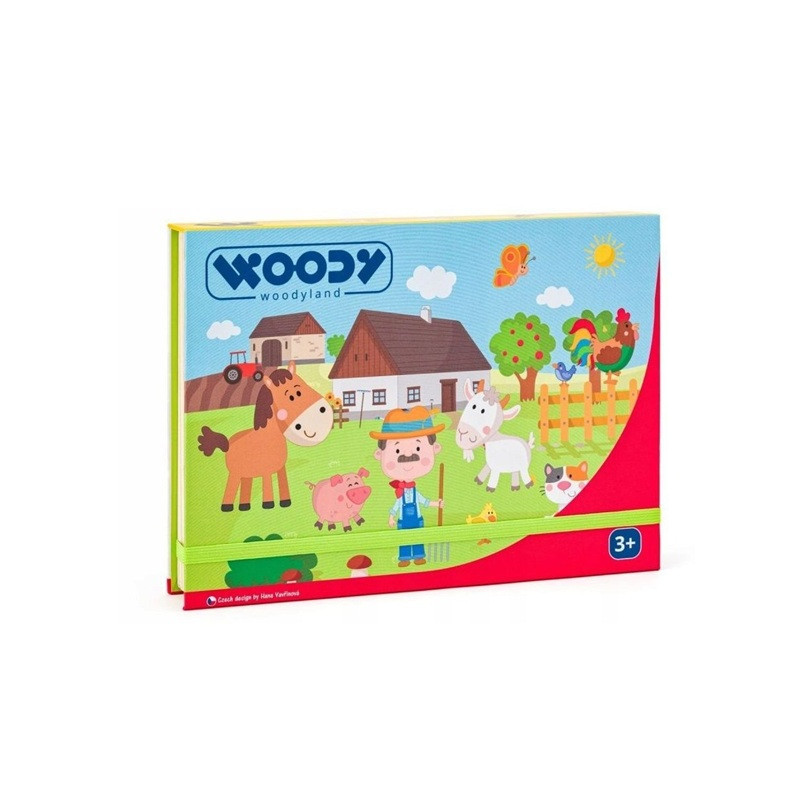 WOODYLAND Pud.z magnet.kształt.Farma 92150 21508