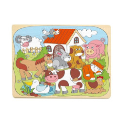 WOODYLAND PuzzlePlansza Wes.zwierz.dom.91929 19291