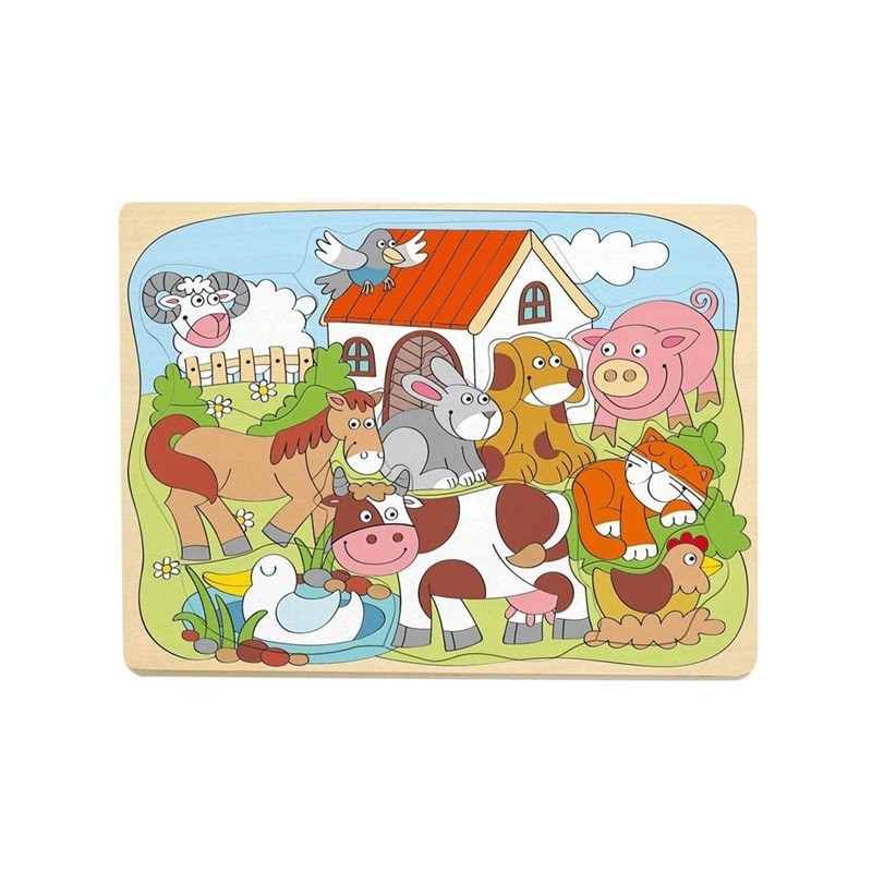 WOODYLAND PuzzlePlansza Wes.zwierz.dom.91929 19291