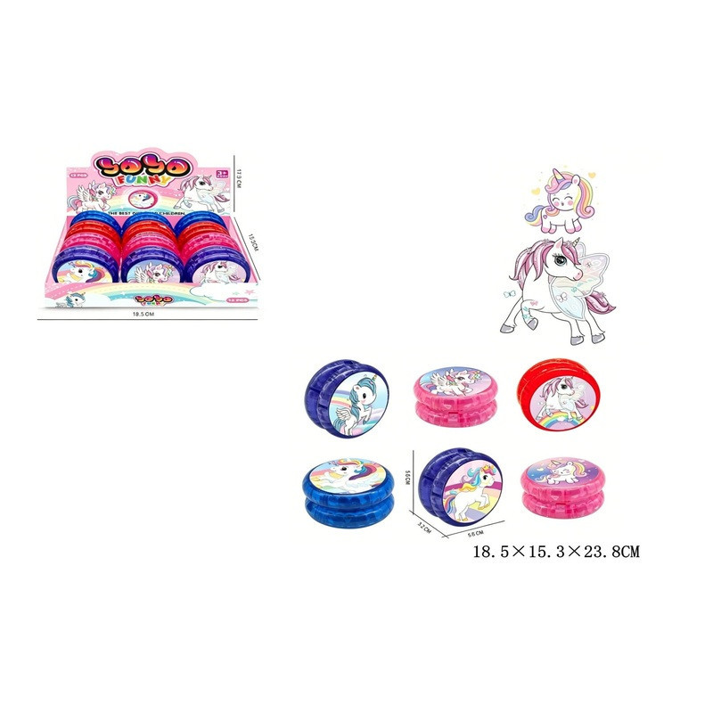 Yoyo 1-rożec ze światłem 12szt/disp G219211 00029