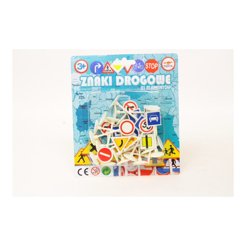 Znaki drogowe 21szt A-0285 5522P 20083