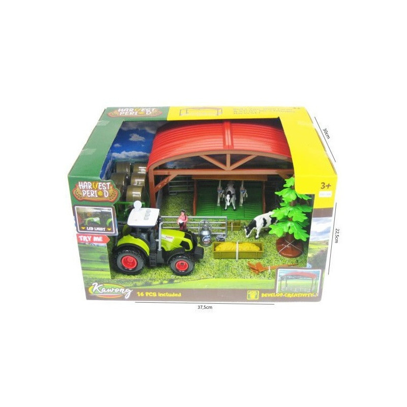 Zestaw farma Traktor dżw.16-części HFU26 47592