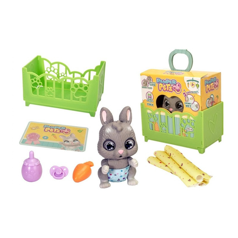 PAMPER PETZ króliczek z łóżeczkiem 595-0210