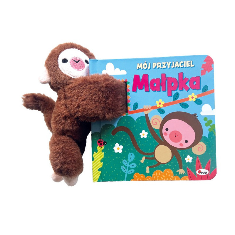 Mój przyjaciel małpka z maskotką 14843