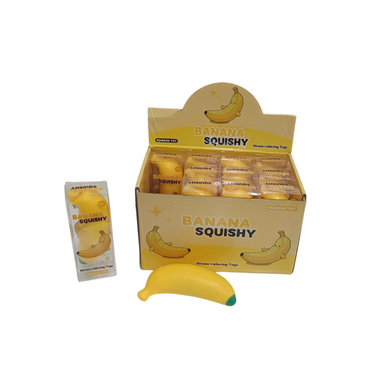 Banan gniotek "chrupiący"13cm 12/disp BANAN-5