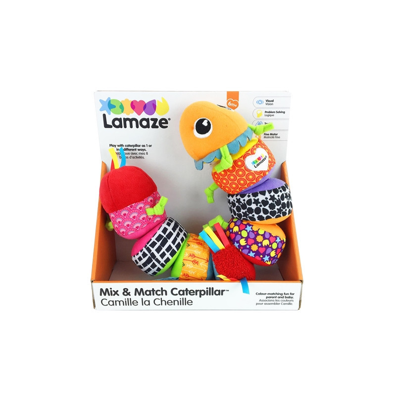 TOMY Lamaze gąsienica Mix and Match L27244 /6