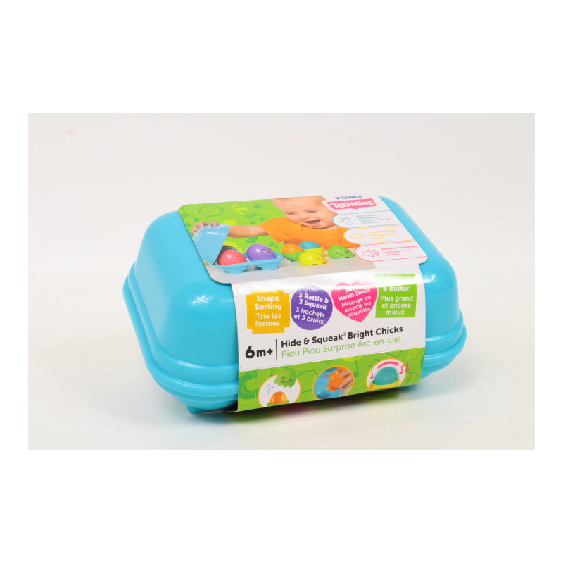 TOMY TOOMIES jajeczka z dźwiękami nieb.E73563 /6