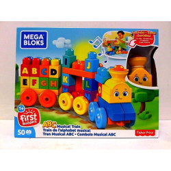MEGA BLOKS pociąg ABC z dźwiękiem FWK22