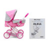 Wózek d/lalek Alice prestige pink 2720 24927