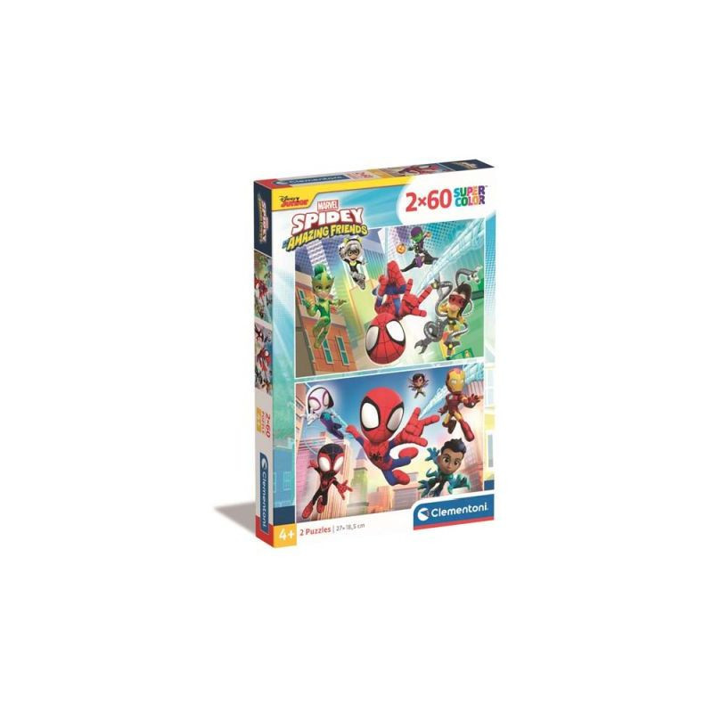 CLE puzzle 2x60 Spidey_His Amazing Friends 21625
