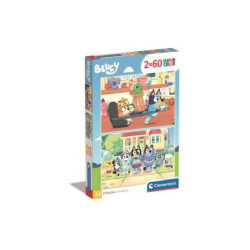CLE puzzle 2x60 SuperKolor Bluey 24813
