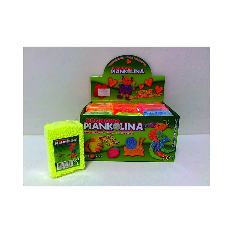 Piankolina display 12 kostek (neon) 31331