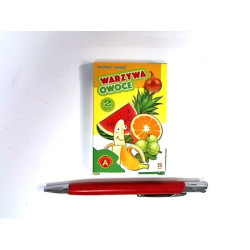 Karty Piotruś+Pamięć Warzywa owoce 26122