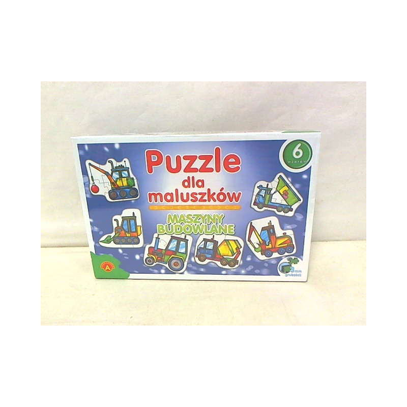 Puzzle dla maluszków maszyny budowlane 05417