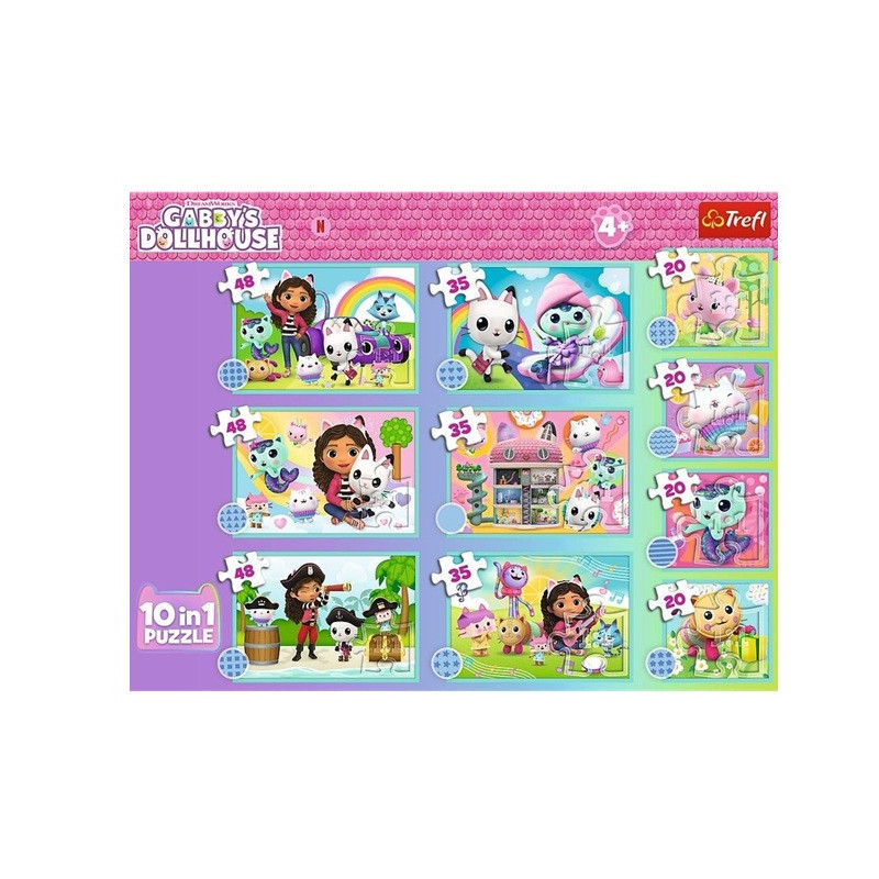 PUZZLE 10w1 Gabby i jej świat 96014