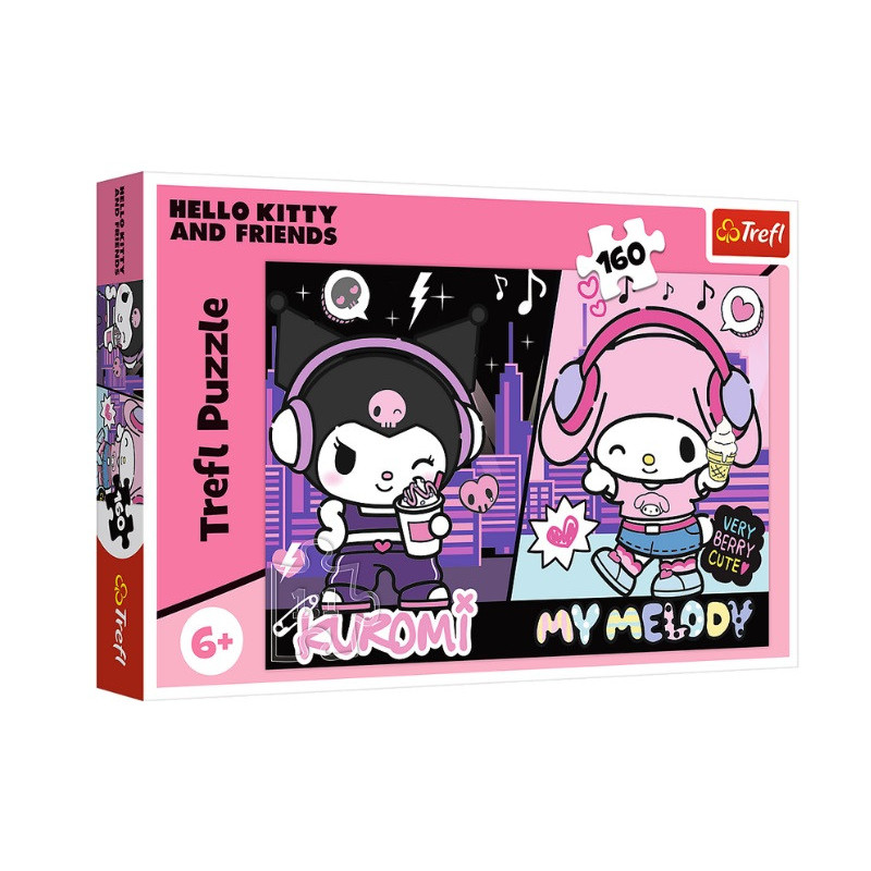 PUZZLE 160 Kuromi rządzi /Hello Kitty 15430