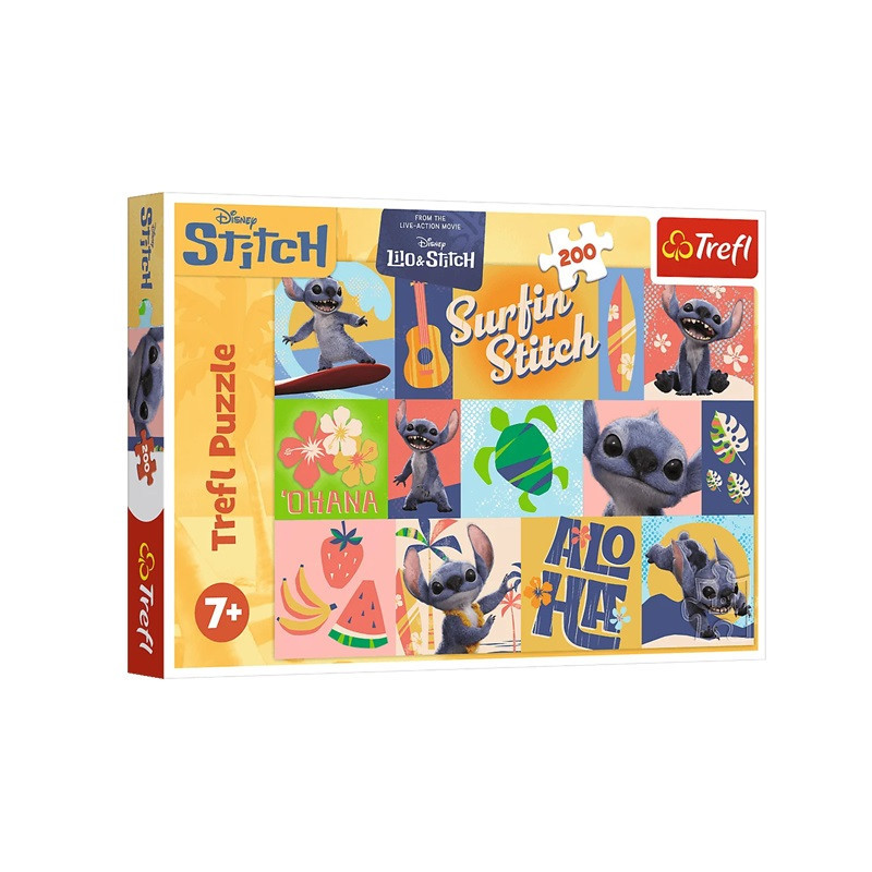 PUZZLE 200 Hawajskie przygody /Disney Stitch 13331