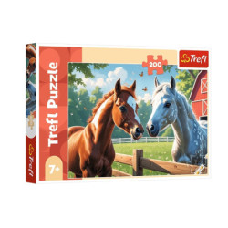 PUZZLE 200 Konie na polanie 13328