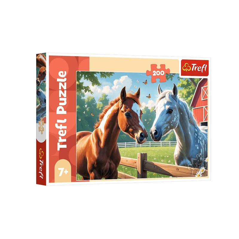 PUZZLE 200 Konie na polanie 13328