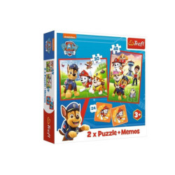 PUZZLE 2w1+memos Psia ekipa w akcji /Viacom 93337