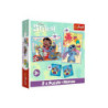 PUZZLE 2w1+memos Wesoły dzień Lilo_Stitch 93585