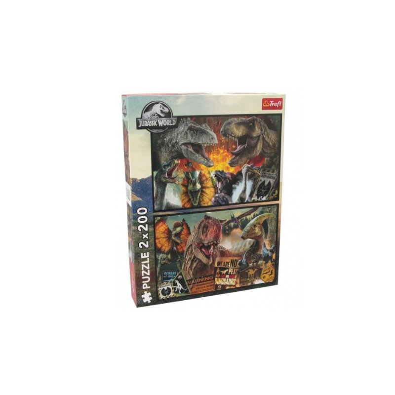 PUZZLE 2x200 Prehistoryczny świat/Universal 13316