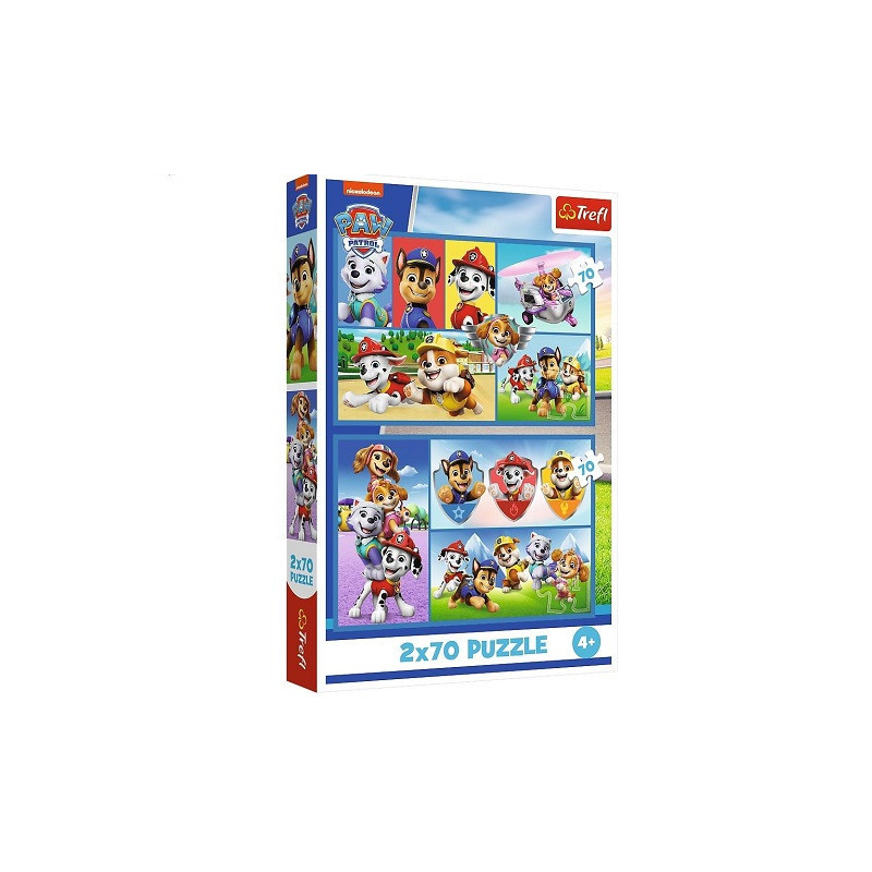 PUZZLE 2x70 Psi Patrol rządzi 34441