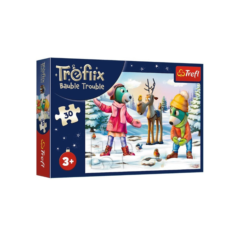 PUZZLE 30 Świąteczny czas Treflików 18313