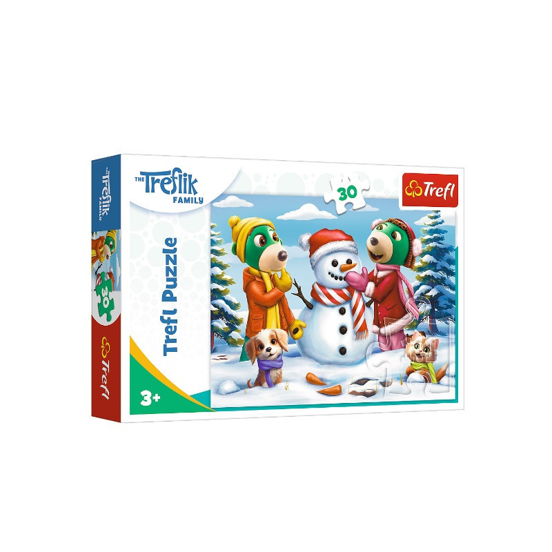 PUZZLE 30 Zimowe zabawy Treflików 18300