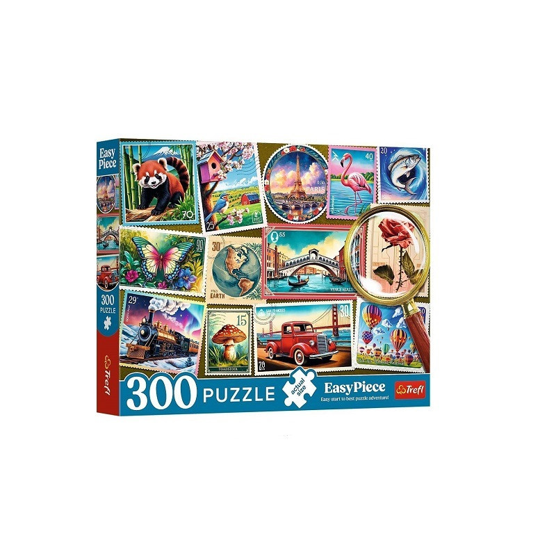 PUZZLE 300 Easy Piece Znaczki pocztowe 23100