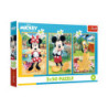 PUZZLE 3x50 Myszki na wakacjach /Disney 34881