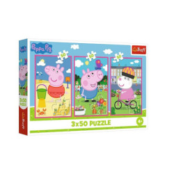 PUZZLE 3x50 Siła przyjaźni /Peppa Pig 34877